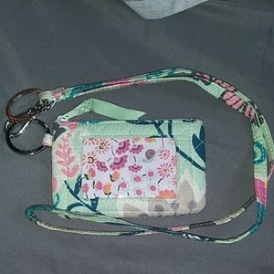 Vera Bradley lanyard and ID case